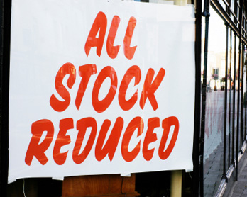 The lowest prices in town - All stock reduced